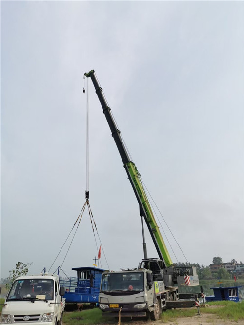 克州桥梁建设吊装案例